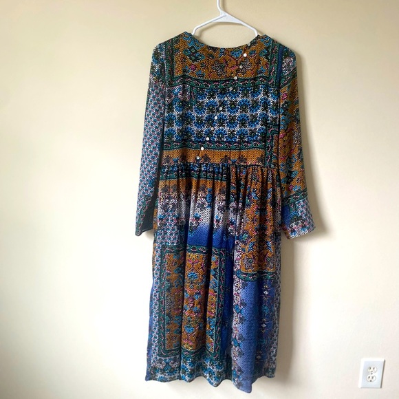 Zara Long Sleeve Maxi Dress - Picture 7 of 9